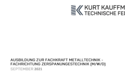 Ausbildung zur Fachkraft Metalltechnik