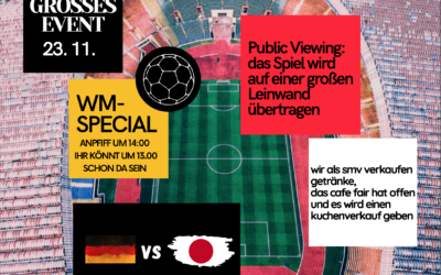 Public Viewing für unsere Schule