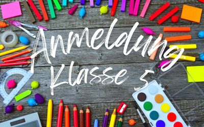 Anmeldung Klasse 5
